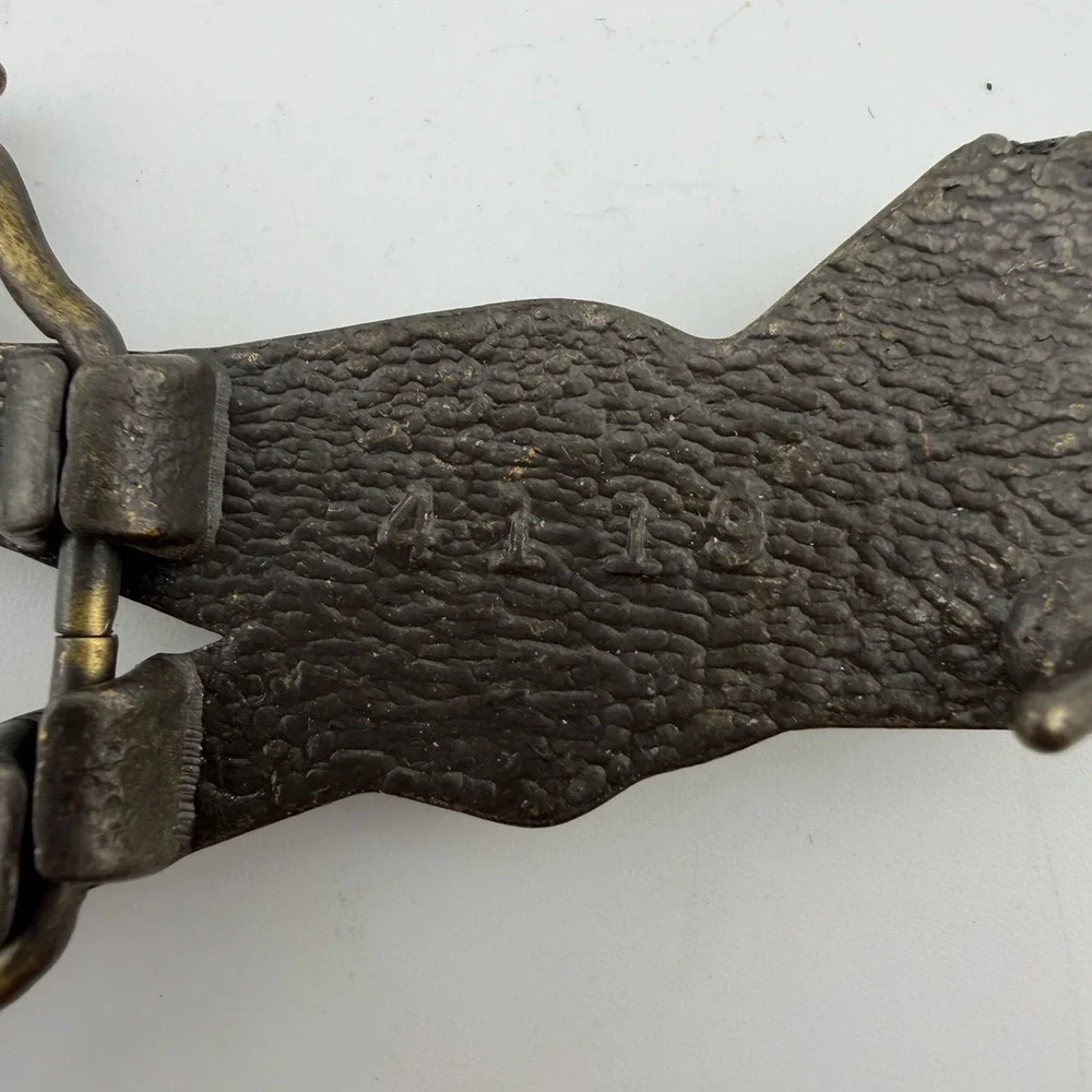 Vintage‎ Cesna Airplane Belt Buckle Brass Excellent Vintage Aviation Pilot 4119